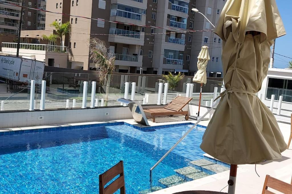Ap, Condominio, Vista Do Mar, Piscina, Estacionamento Itanhaém Kültér fotó